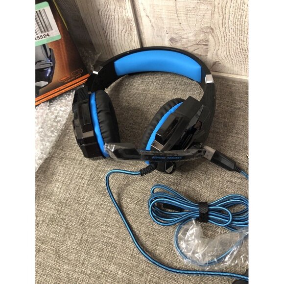 KOTION EACH G9000 Headset 3.5mm Game Gaming Headphones with Mic & LED Light - Picture 3 of 7